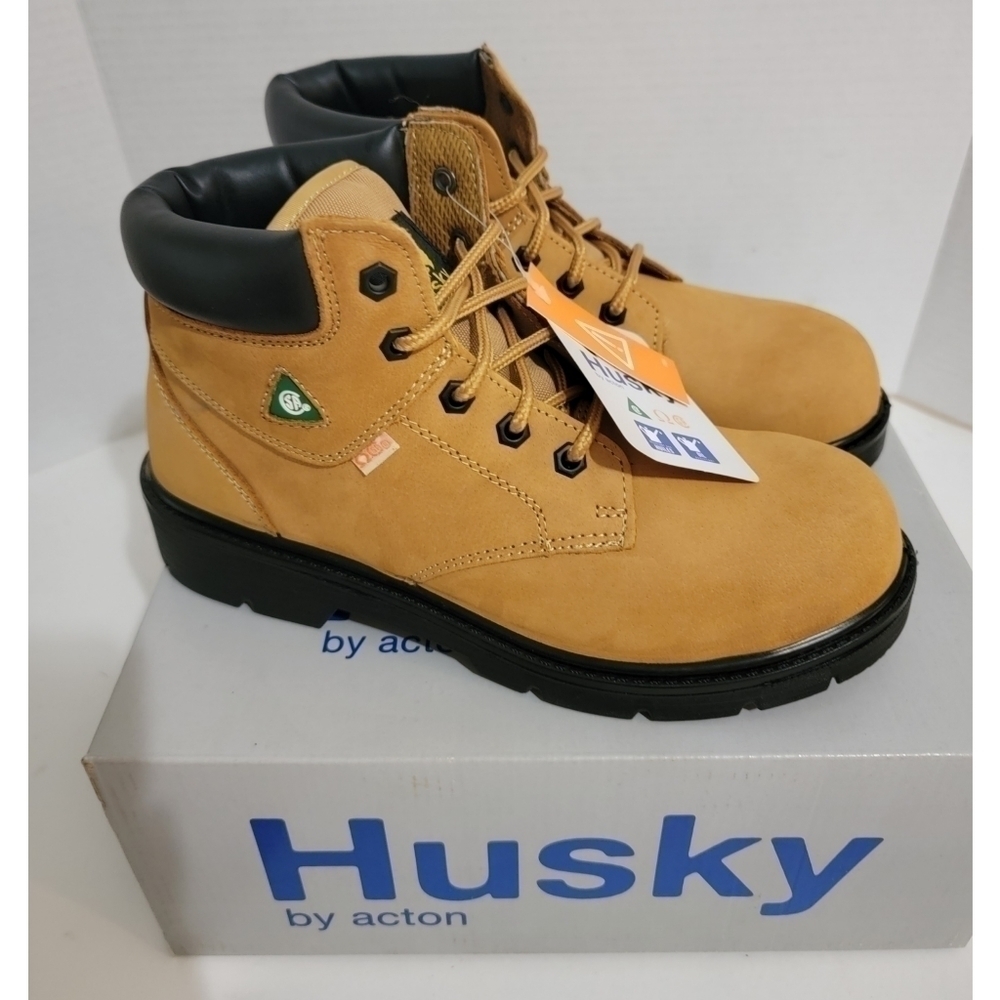 NWT Mens Husky by Acton H107 - Steel Toe Work boots